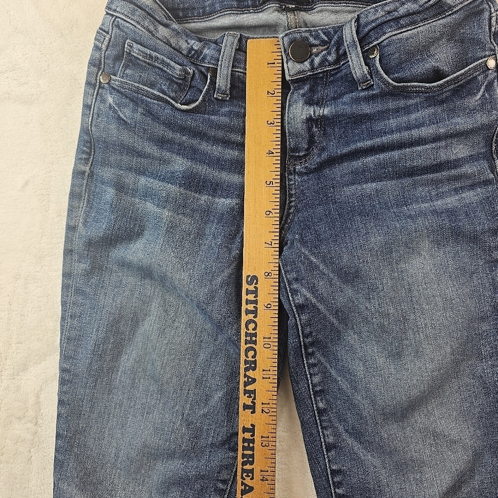 Paige Skyline Skinny crop Jeans Women’s 25 blue Denim Jeans - Picture 3 of 9
